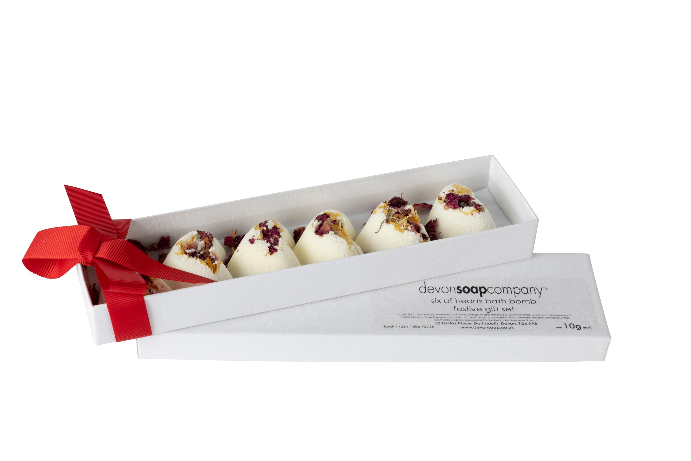 Mini bombes de bain en forme de cœur : festives