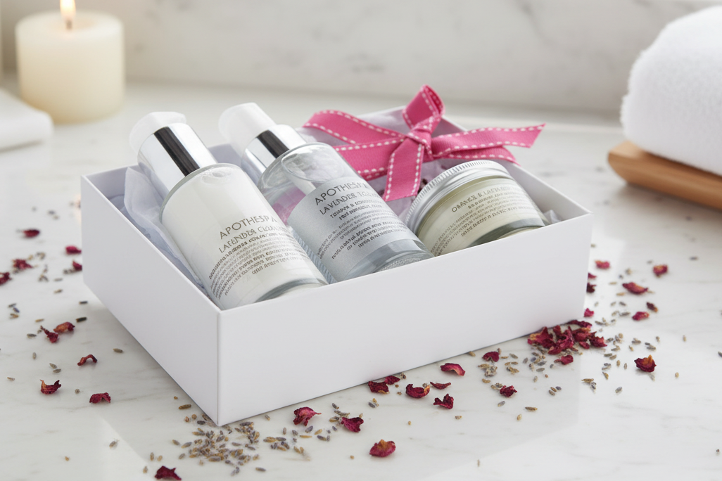 Orange & Lavender Facial Gift Box - Balancing & Brightening for Balanced/Normal or Combination Skins