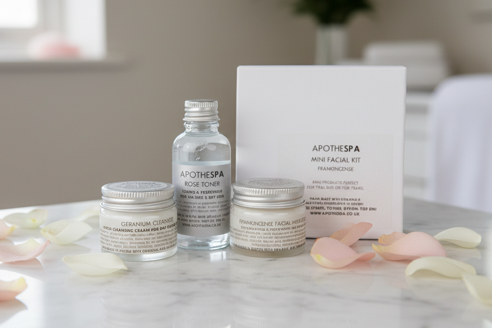 Frankincense, Geranium & Rose Facial Discovery Box