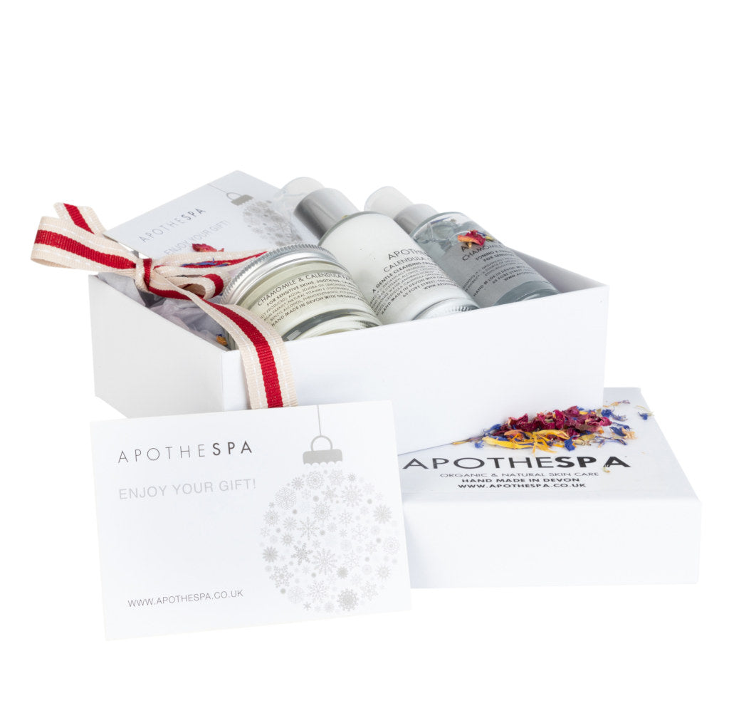 Chamomile & Calendula Facial Gift Box - Sensitive Skin