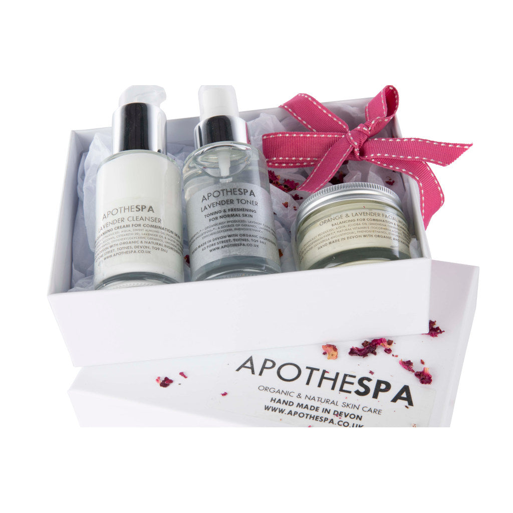 Orange & Lavender Facial Gift Box - Balancing & Brightening for Balanced/Normal or Combination Skins
