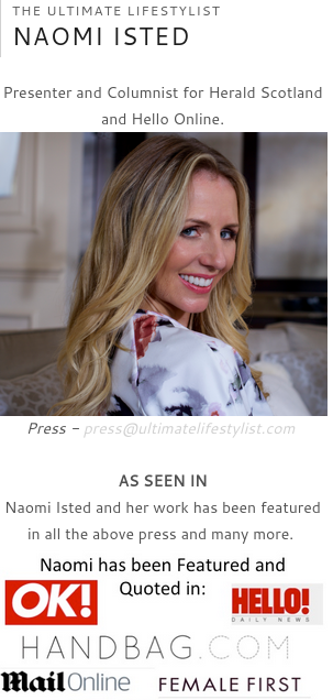 "Style Expert" Naomi Isted features Aromatika in her Ultimate Lifestyle Christmas Gift Guide