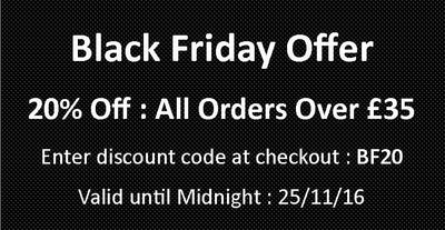 Offer Over Now : 20% off orders over £35 on Aromatika.co.uk : Black Friday Special