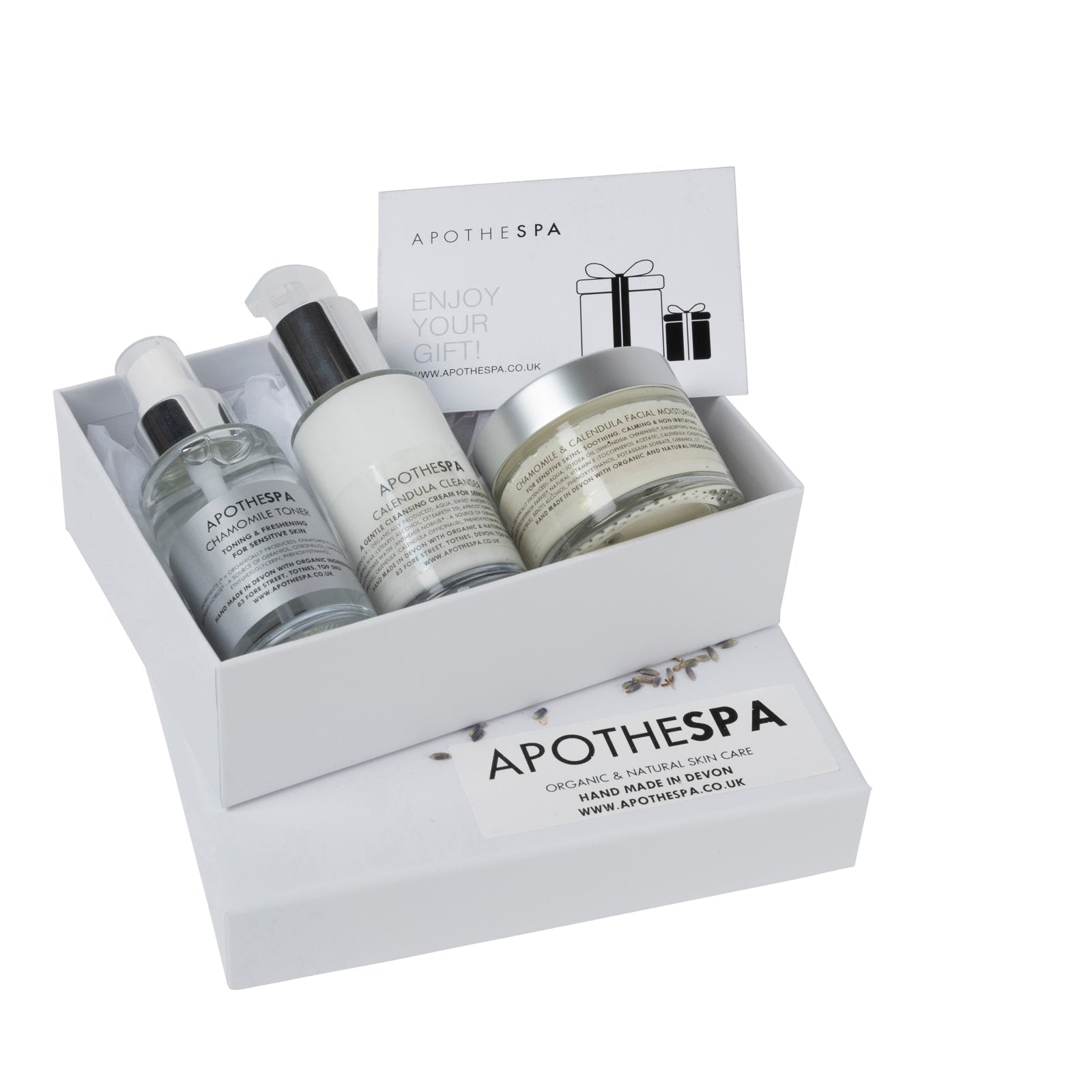 Chamomile & Calendula Facial Gift Box For Sensitive Skin