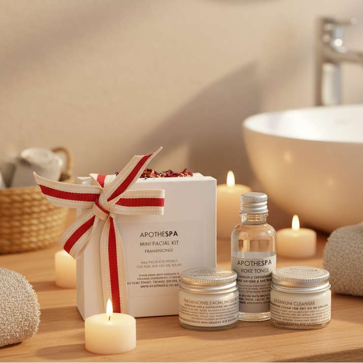 Frankincense, Geranium & Rose Facial Discovery Box