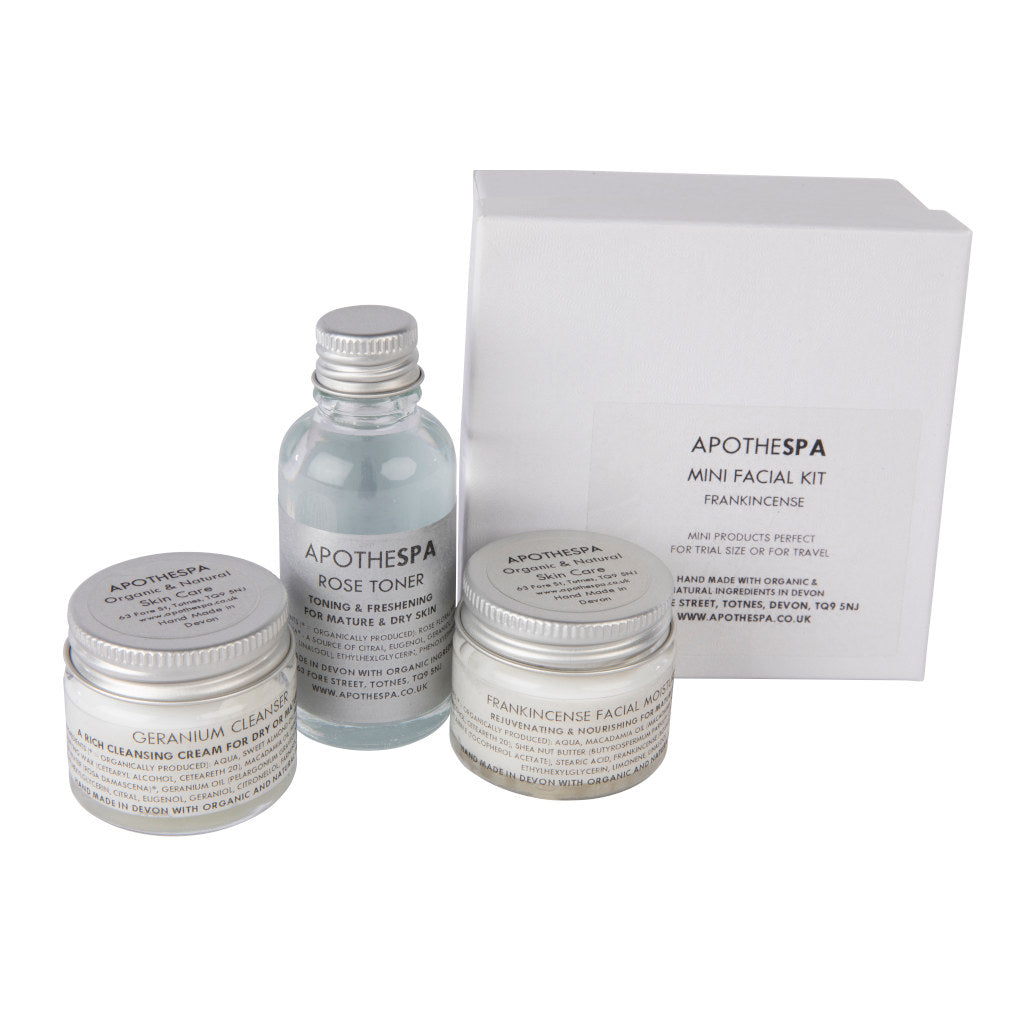 Frankincense, Geranium & Rose Mini Facial Kit
